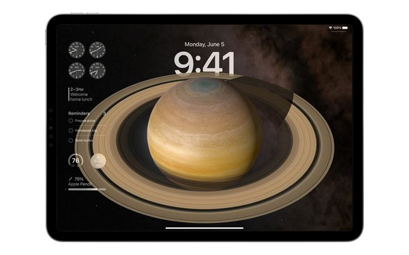 iPad with iPadOS 17